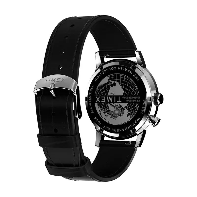 Timex Marlin® Chronograph Moon Phase Blue Men's Watch- TW2W51200